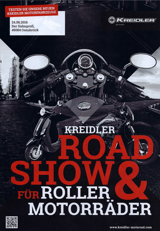 Kreidler Road Show für Roller und Motorräder